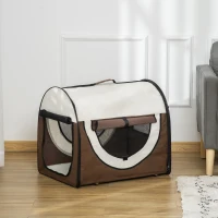 PawHut hondenbox inklapbare hondentransportbox dier 2 kleuren 5 maten(m-10)