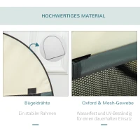 TRANSPORTER DLA PSA KOTA TORBA XXL SKŁADANA ciemnoszaro-kremowa(m-4)