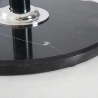 HOMCOM 174cm Free Standing Metal Coat Rack Stand with Marble Base 6 Hooks Clothes Tree Hat Display Hall Tree Hanger Bag Umbrella Hanging Organiser for Hallway Bedroom Waiting Room Living Room (Black)(m-9)