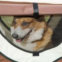 PawHut hondenbox inklapbare hondentransportbox dier 2 kleuren 5 maten(m-9)