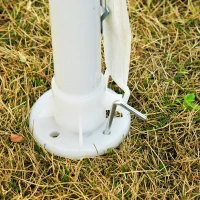 Partytent voor in de tuin paviljoen partytent feesttent tuintent tent 2 kleuren 3 x 3 m(m-6)