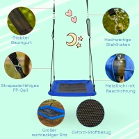 Huśtawka gniazdo Huśtawka dziecięca Huśtawka ogrodowa Huśtawka zewnętrzna z obciążeniem do 150 kg(m-6)