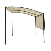 Outsunny Paviljoen tuinpaviljoen zonwering met opklapbaar afdak UV-bescherming 3 x 2,5 m(m-7)