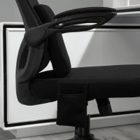 Vinsetto Office Chair 2-Point Massage Executive Ergonomic USB Power Mesh Design 360° Swivel with Lumbar Support, Black(m-13)