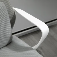 Vinsetto Mesh Massage Office Chair w/Pillow&Headrest Adjustable Height High Back Rocking Armrest Home Office Grey(m-9)