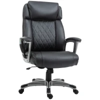 Vinsetto Massage Office Chair High Back with Armrest 6-Point Vibration Executive Chair with Adjustable Height Black(m-2)