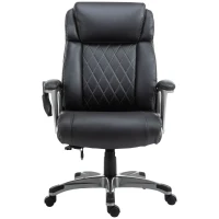 Vinsetto Massage Office Chair High Back with Armrest 6-Point Vibration Executive Chair with Adjustable Height Black(m-14)