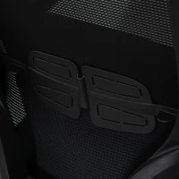 Vinsetto Office Chair 2-Point Massage Executive Ergonomic USB Power Mesh Design 360° Swivel with Lumbar Support, Black(m-14)