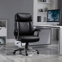 Vinsetto Massage Office Chair High Back with Armrest 6-Point Vibration Executive Chair with Adjustable Height Black(m-13)