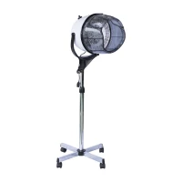 HOMCOM Trockenhaube Haartrockenhaube Haartrockner Haube mit Standfuß Stativ 1180 Watt weiß(m-11)