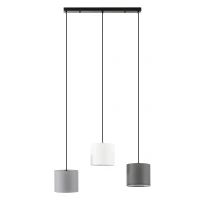 Lampa sufitowa Żyrandol z 3 wiszącymi łańcuchami i 3 oprawami żarówki E14(m-1)
