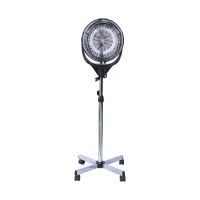 HOMCOM Trockenhaube Haartrockenhaube Haartrockner Haube mit Standfuß Stativ 1180 Watt weiß(m-7)