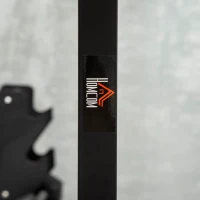 HOMCOM Appareil de fitness total crunch pliable pour crunch abdominaux squat avec assise réglable et poignées ergonomiques(m-8)