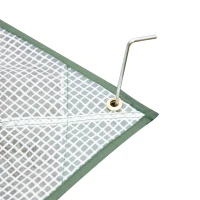 Outsunny Mini Serra Pieghevole Apertura Pop-Up con Sacca, 90x90x110cm(m-9)