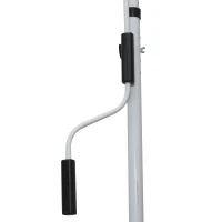 Outsunny Copertina pentru soare de exterior tip rulou tip rulou cu manivela, inaltime si unghi reglabil, 200x150cm(m-8)