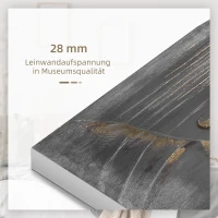 HOMCOM Wandbild "Buddha" 100L x 80B x 2, 8H cm(m-7)