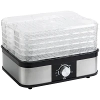 HOMCOM Droogautomaat 5 Lagen 32 x 25 x 29cm Staal(m-11)