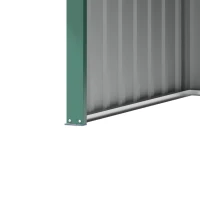 Outsunny garaż na robota koszącego metalowy zadaszenie dla kosiarki automatycznej kolor ciemnozielony(m-4)