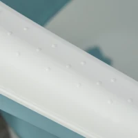 HOMCOM Foldable Bathtub Kids Bath Tub with Lid Large Freestanding Bathtubs Home Sauna for Toddler Children Teenage 1 - 12 Years(m-7)