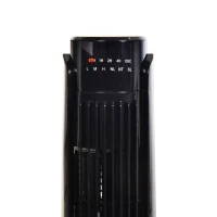 HOMCOM Ventilateur colonne tour oscillant 50 W ultra silencieux télécommande incluse minuterie 3 modes 3 vitesses Ø 27 x 92 cm noir(m-8)