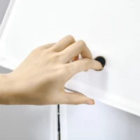 HOMCOM Modulair Opbergsysteem, Steekrek, Samenstelbaar uit 12 Kubussen 125 x 32 x 125 cm, Kunststof+Staal Zwart(m-5)