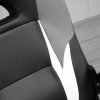 Vinsetto Silla Gaming Ergonómica Silla de Escritorio de Oficina 360° Giratoria con Apoyabrazos Abatibles Función de Basculante para Videojuegos Trabajo 68x71x114-124 cm Negro(m-9)