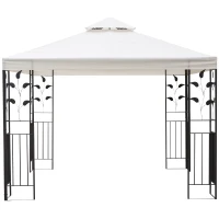 Outsunny tuinpaviljoen paviljoen 2,95 mx 2,95 m(m-10)