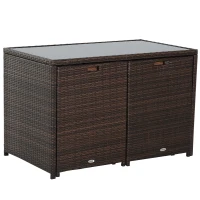 Outsunny MEBLE OGRODOWE POLIRATTANOWE 5 CZĘŚCI(m-5)