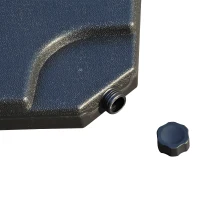 Zonneschermstandaard parasolvoet zonneschermvoet staander voor vloerkruis vulbaar(m-8)