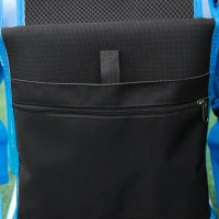 Pawhut Haustiertrolley 2 in 1 Design Haustierrucksack Sicherheitsleine Oxfordstoff Blau(m-9)