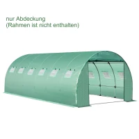 Outsunny Tunnelkasafdekking 600cm x 300cm x 200cm(m-1)
