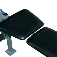 HOMCOM Banco de Musculación Banco de Pesas Maquina de Fitness Entrenar Musculos 165x68x114cm con Respaldo Regulable Espuma(m-8)