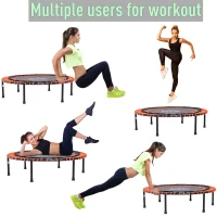 Homcom trambulina interior/exterior, 101.6x25cm, neagra(m-5)