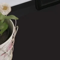 HOMCOM Escritorio Mesa de Ordenador 120x60x74,5 cm con Tablero de Vidrio Templado y Patas de Metal Carga 80 kg Estilo Moderno para Oficina Estudio Dormitorio Negro(m-8)