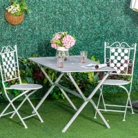 Outsunny® aluminium roltafel kampeertafel draagtas klaptafel universele tafel tuintafel(m-2)