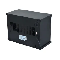 KOMINEK ELEKTRYCZNY STOJĄCY 1200W HOMCOM czarny(m-9)
