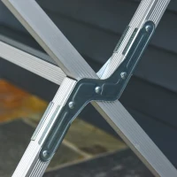 Outsunny® aluminium roltafel kampeertafel draagtas klaptafel universele tafel tuintafel(m-8)