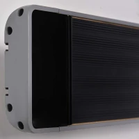 Outsunny Grzejnik zewnętrzny 2400 W, promiennik ciepła, grzejnik, montaż ścienny, ogród, aluminium(m-7)