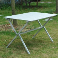 Outsunny® aluminium roltafel kampeertafel draagtas klaptafel universele tafel tuintafel(m-4)