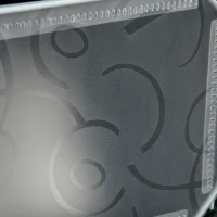 HOMCOM Modulair Schoenenrek Systeem voor 6 Paar Schoenen, 49x36,5x108 cm, Zwart+Wit(m-6)