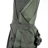 Outsunny Strandparaplu 2.2m Visparaplu met Zijwand Vistent Groen(m-8)