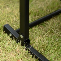 Outsunny zestaw 2 leżaków aluminiowych 165 cm x 61 cm x 63 cm(m-8)