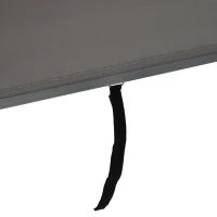 Outsunny Toldo para Balcón 160x250 cm Colocación en Techo o Pared Función Vertical y Horizontal con Tirador Color Gris(m-7)