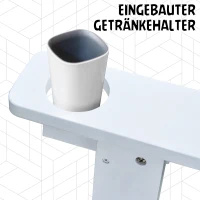 Outsunny tuinstoel, ligbank voor buiten, tuinmeubel, tuinzetel, balkonstoel, massief hout wit 97 x 72,5 x 93 cm tuinstoel ligbank voor buiten tuinmeubel tuinzetel balkonstoel | Aosom.de(m-5)