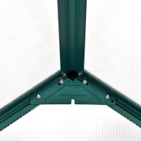 Outsunny kas voor in de tuin kweekkas tomatenhuis koude kas 250 x 190 x 219 cm(m-9)