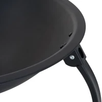 Outsunny MISA NA OGNISKO OGRODOWE PALENISKO 55 cm czarna(m-8)