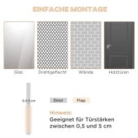 PawHut Katzenklappe Magnetische Katzentür mit 4 Verschluss-Optionen, Hundeklappe Haustierklappe für Katzen und kleine Hunde,(m-5)