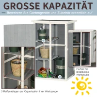 Szafka na urządzenia Outsunny 75 cm x 56 cm x 115 cm(m-4)