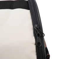 PawHut Transportor Câini și Pisici Pliabil,Culoarea cafelei, 46x36x41cm(m-12)