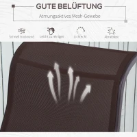 Outsunny Schommelstoel Tuin Tuinstoel Tuin Metalen Schommelstoel Bruin(m-6)